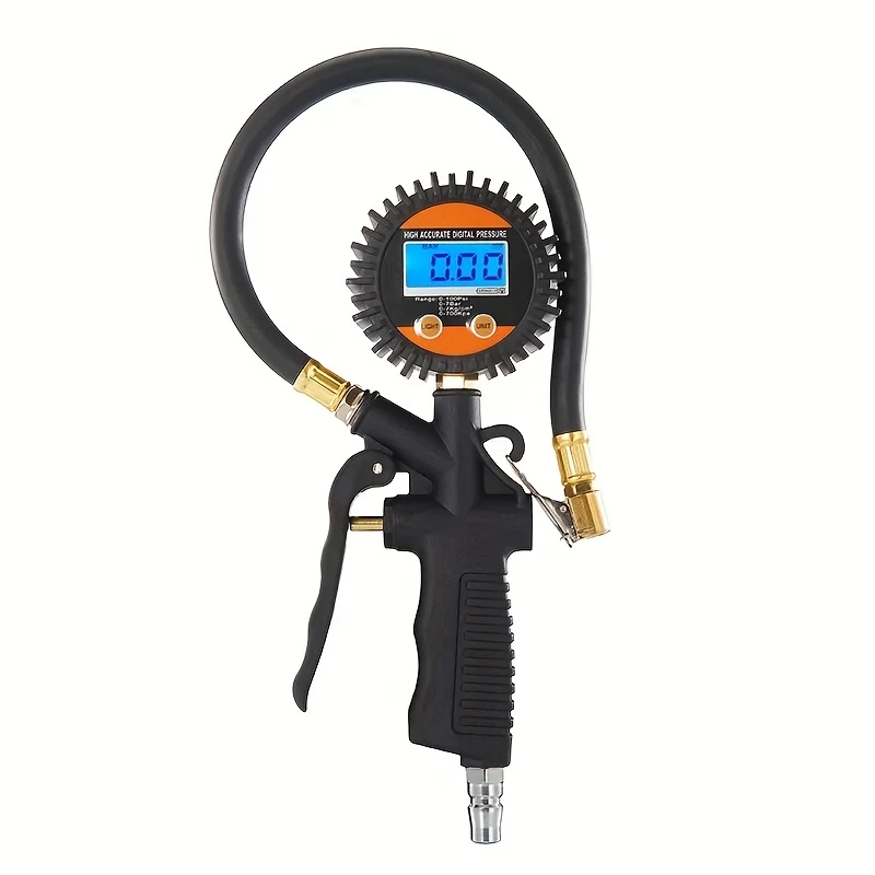 Accurately Monitor Your Tire Pressure with Digital LCD Tire Gauges for Cars, Trucks & Bikes!