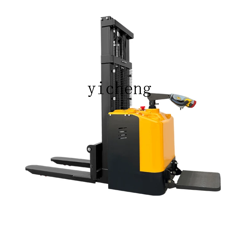 XL electric forklift 2 tons all-electric stacker lift station hydraulic handling truck