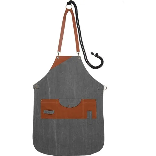 Medusa Forma Bib Master Chef-Barista-Cook-Barber-Tattoo-Kitchen-Chef Waiter Apron Tan