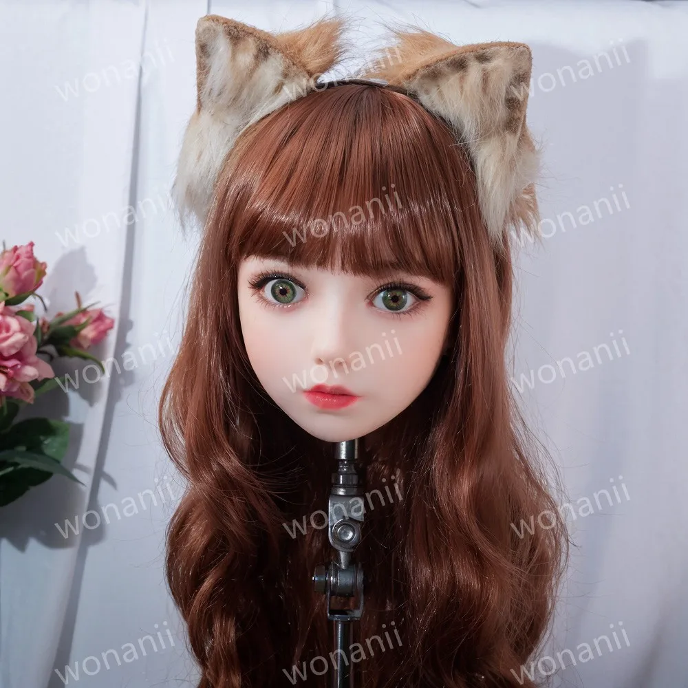 

Новая модель женской головы, изготовлен из материала TPE, сменные парики, изысканный макияж, реплика 1:1, мягкая текстура, голова манекена, новая модель