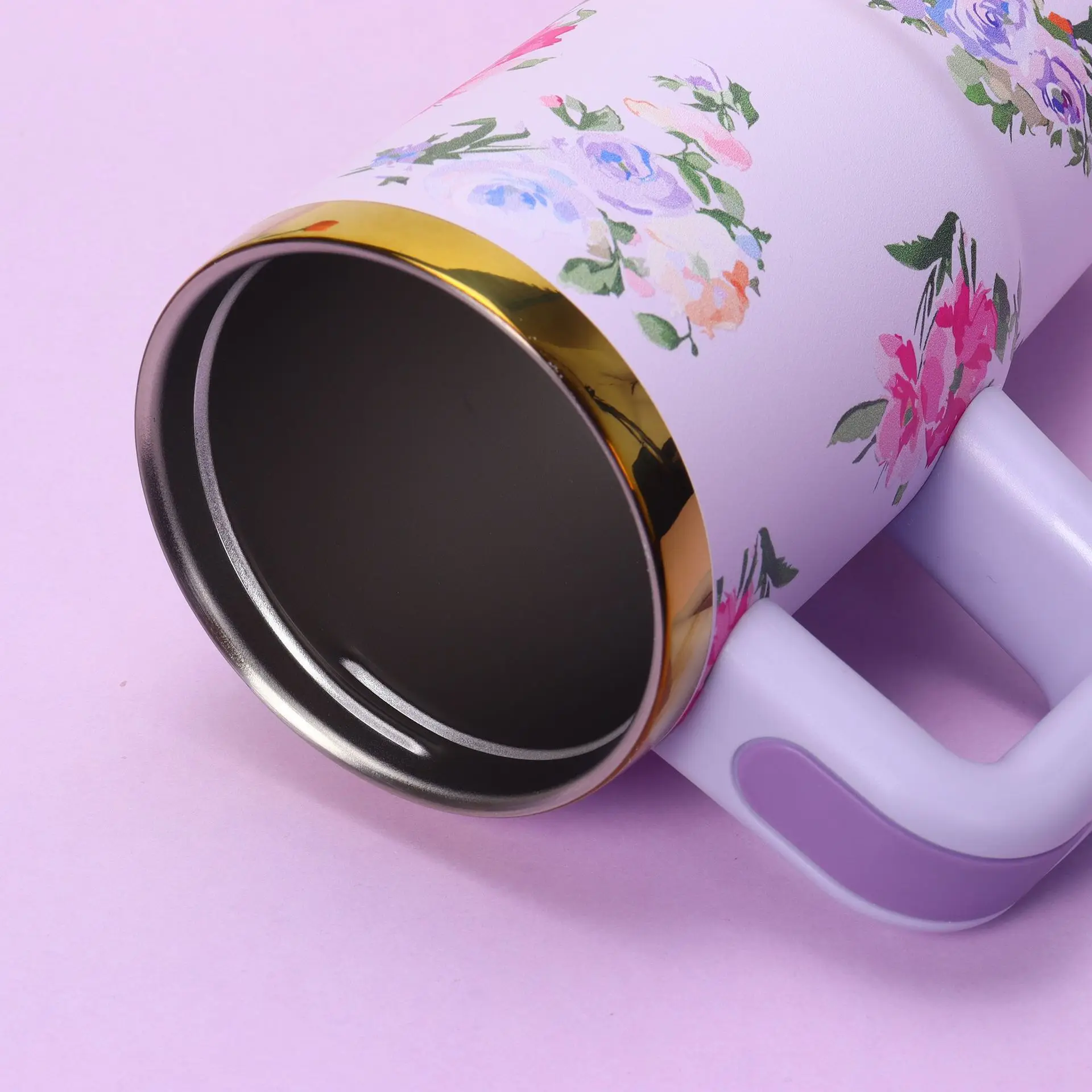 14oz Car Cup 304 Stainless Steel Insulated Travel Tumbler With Handle Straw Lid & Cold Retention For Vehicle, Office,_maomaolike.com