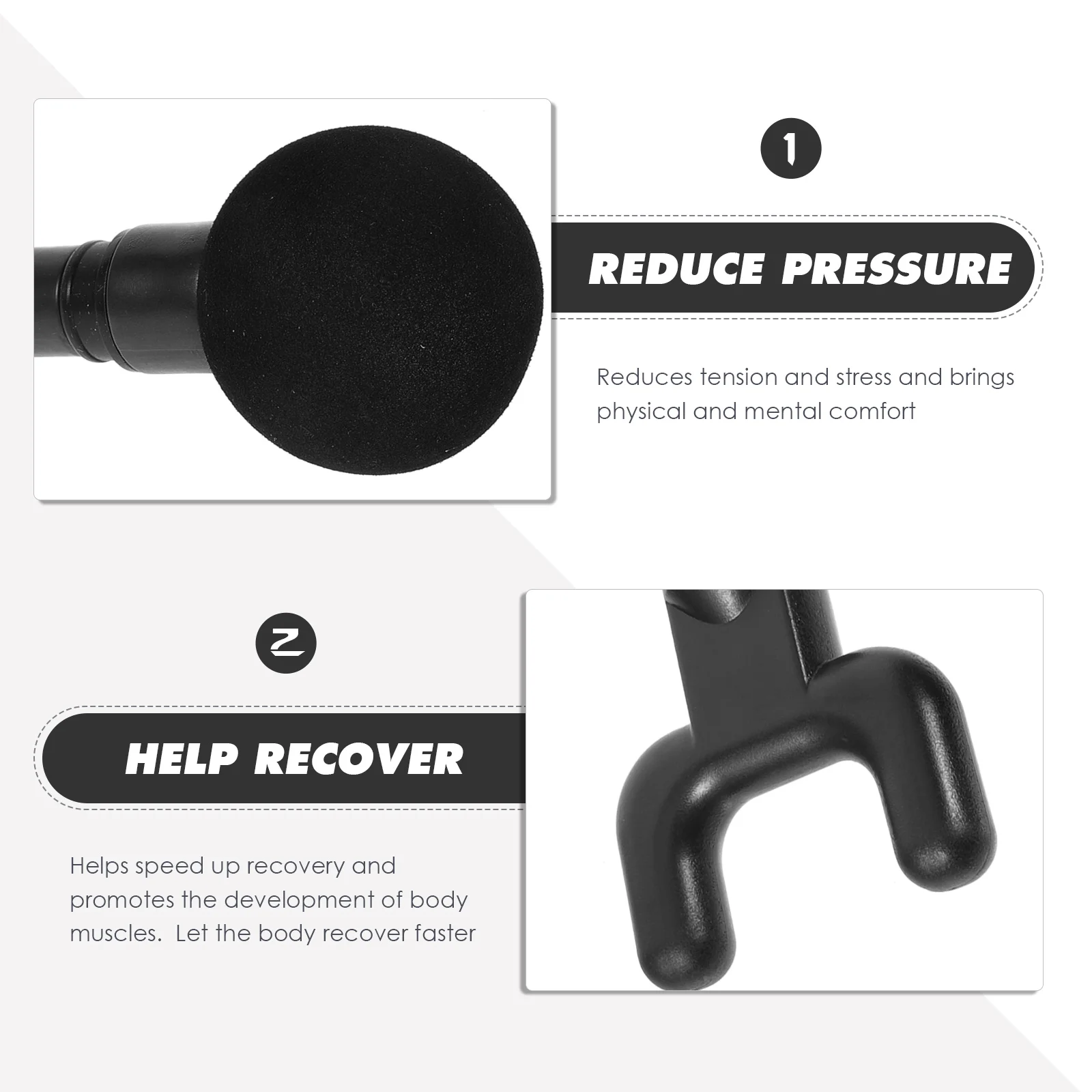 

1 комплект адаптера для массажера, сменный портативный тренажерный зал, массажная головка для облегчения мышц, фитнес-атлетический массаж, насадка