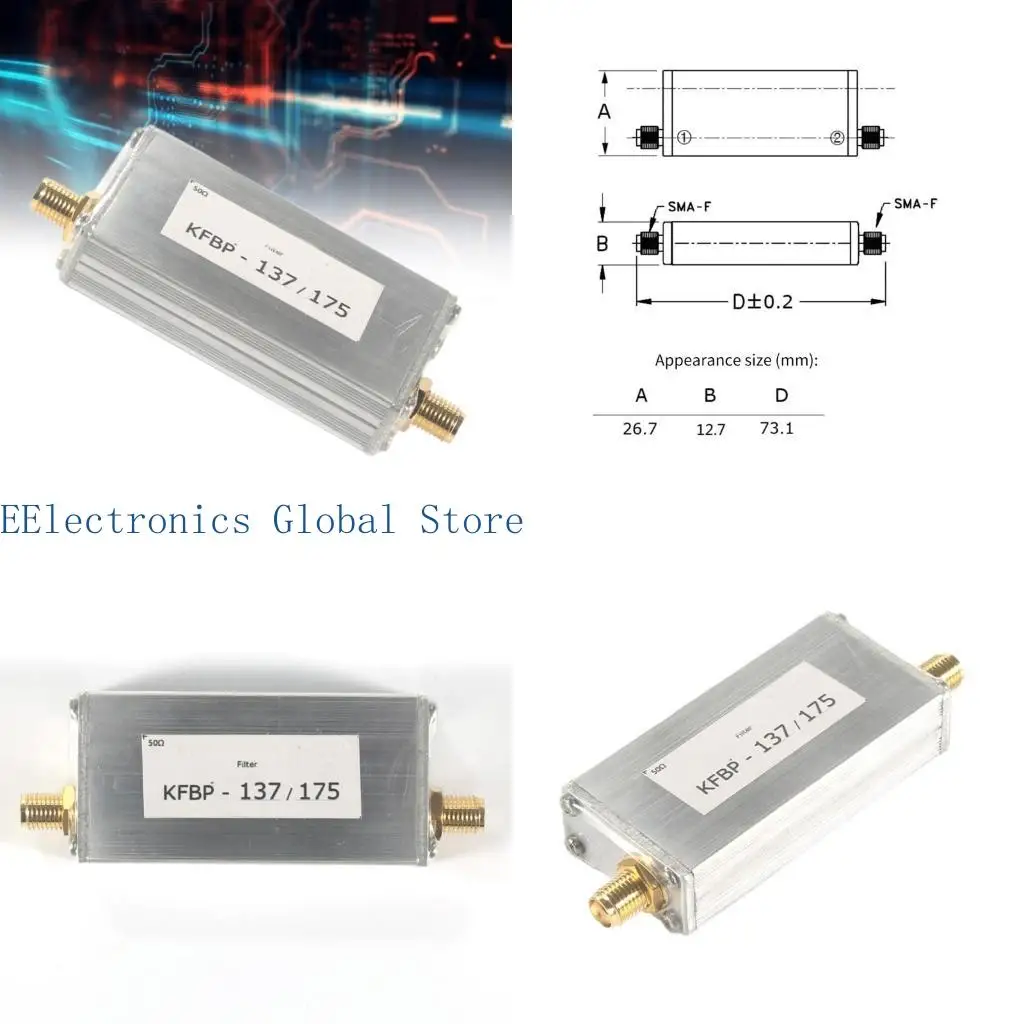 

462B VHF -полосовой фильтр для четкого сигнала усиливает связь для радио