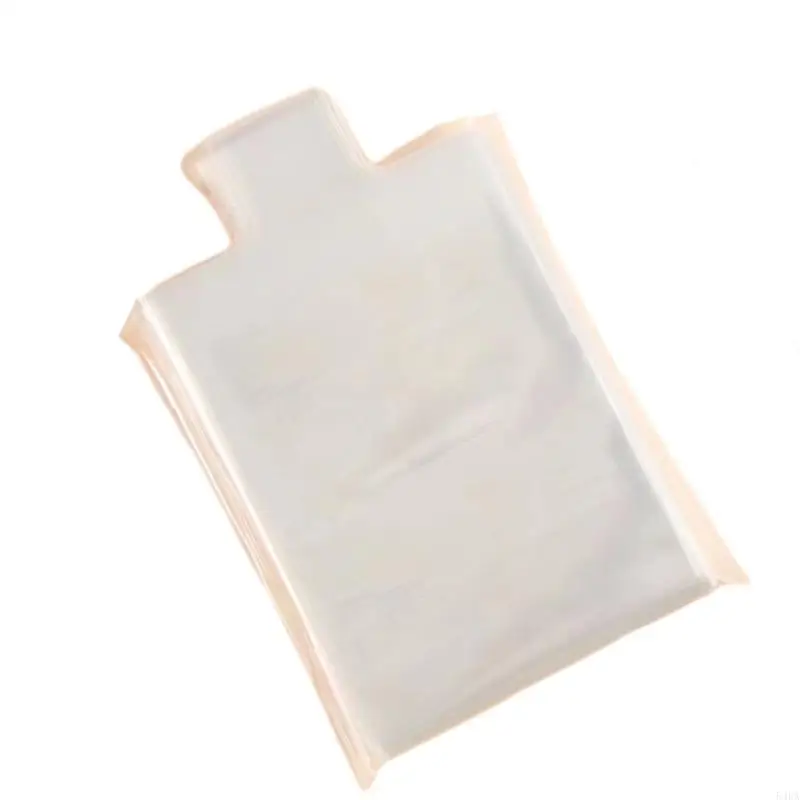 54DA 100pcs protetores cartão transparentes com deslizante letras relevo para exibição cartão