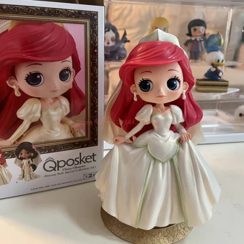 Collection de figurines Bandai Disney Princess Qposket - Blanche-Neige, Elsa, Anna, Ariel, Jasmine, Alice, Clochette - Boîte mystère