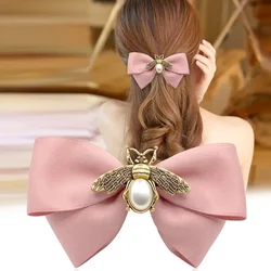 i-Remiel Korean Fashion Headdress Pin Top Spring Clip Floral Hairpin Clips Adult Hairband Small Bee Hair Accessories for Women