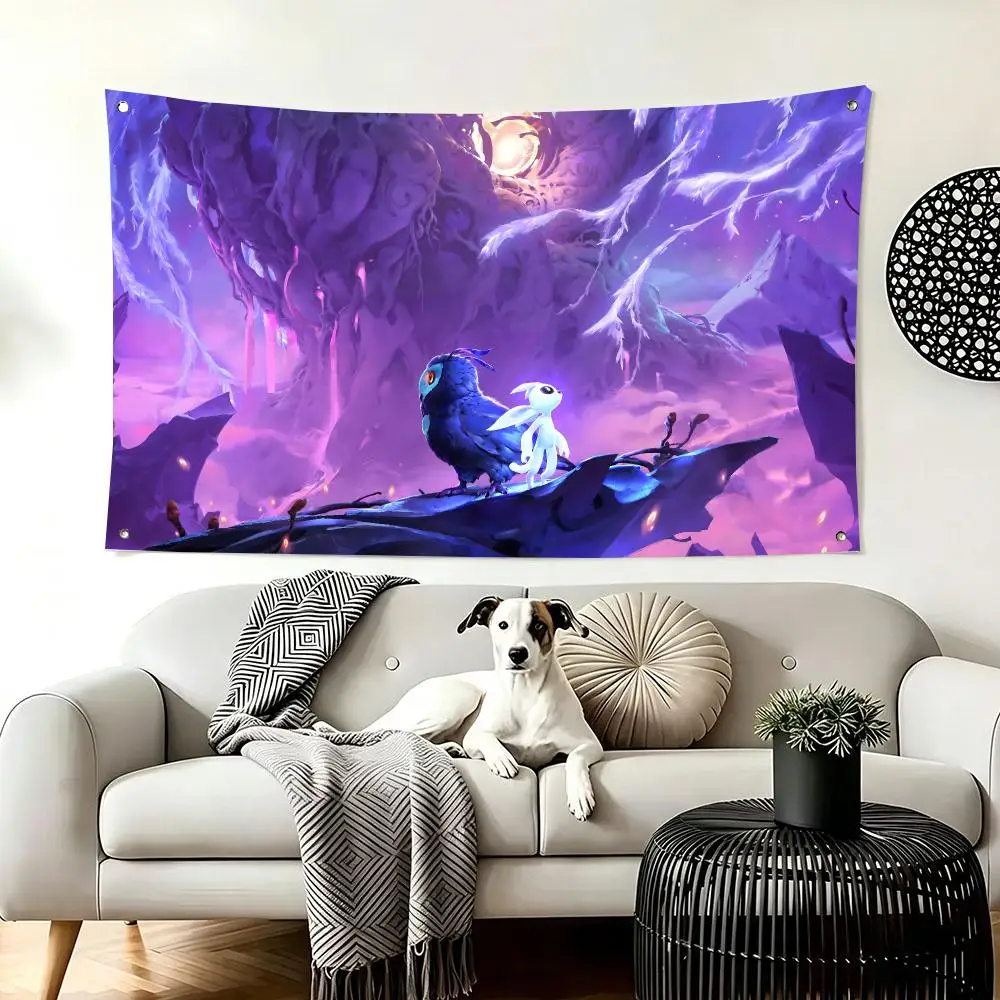 Video Game O-Ori and the Will of the Wisps Flags  For Living Room Home Dorm Decor Wall Outdoor Camping Party Banner Gifts