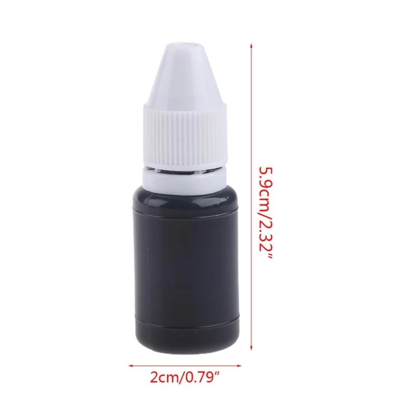 090F Premium 10 Black for Protection Stamp Refill Needle Tip Design Easy to Us