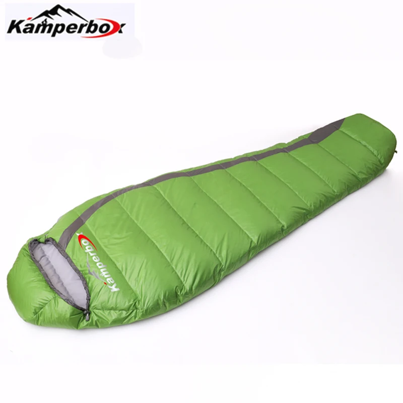 Imagem -03 - Kamperbox-ultraleve Baixo Bolsa de Dormir Equipamento Leve Inverno