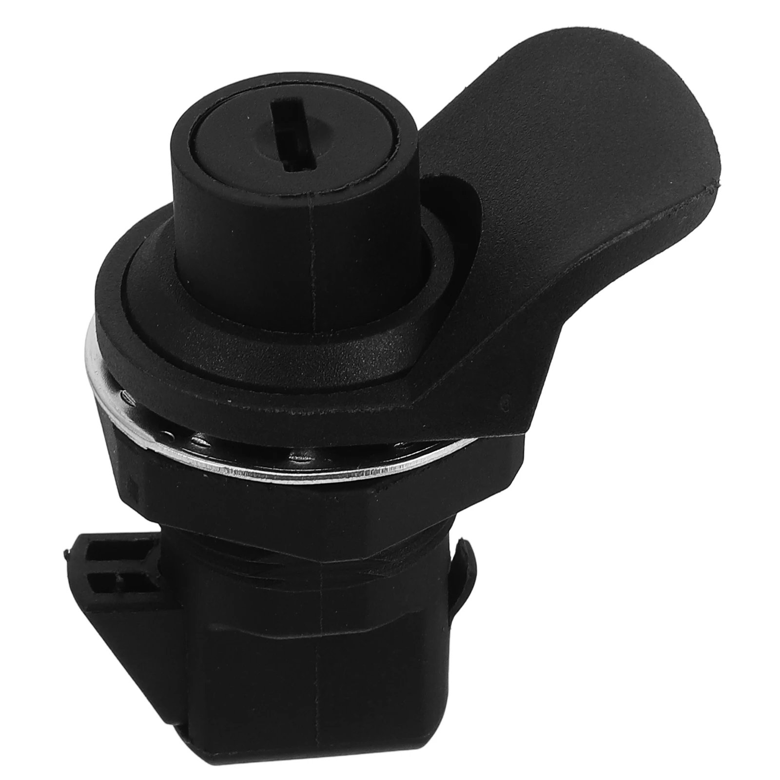 

1 set Push Button Lock Cabinet Latch Black PA6 Reliable Safety Distribution Box Door Lock Replacement Easy Operation Precision