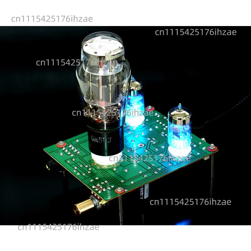 6n3 SRPP front stage promotes 6n5p electronic tube headphone amplifier,  Output power: 1W + 1W, input sensitivity: 800mv
