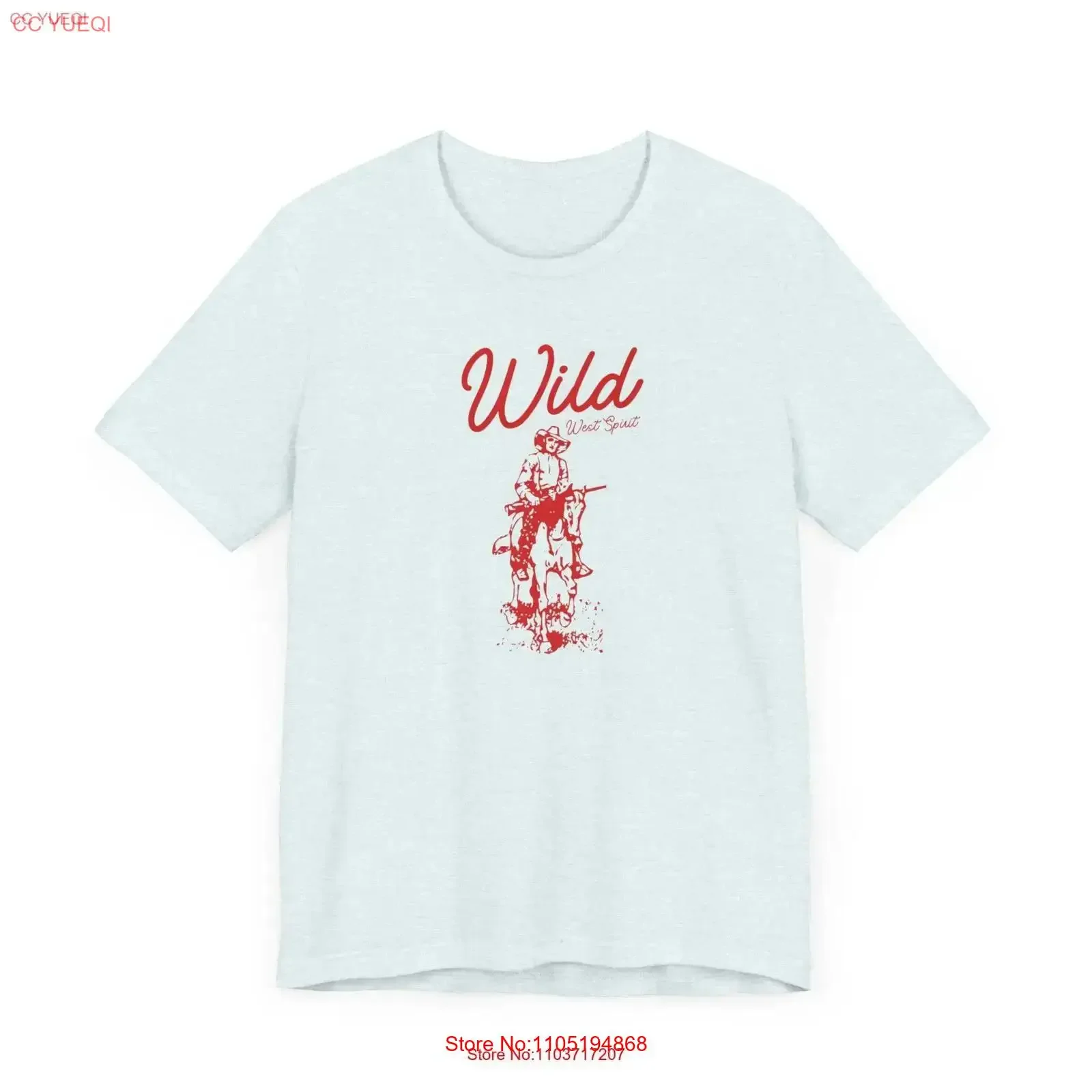 

Футболка из джерси Wild West, винтажная стираная повседневная дизайнерская одежда, уличная одежда, универсальная, унисекс, дышащая, стильная, мягкая, удобная