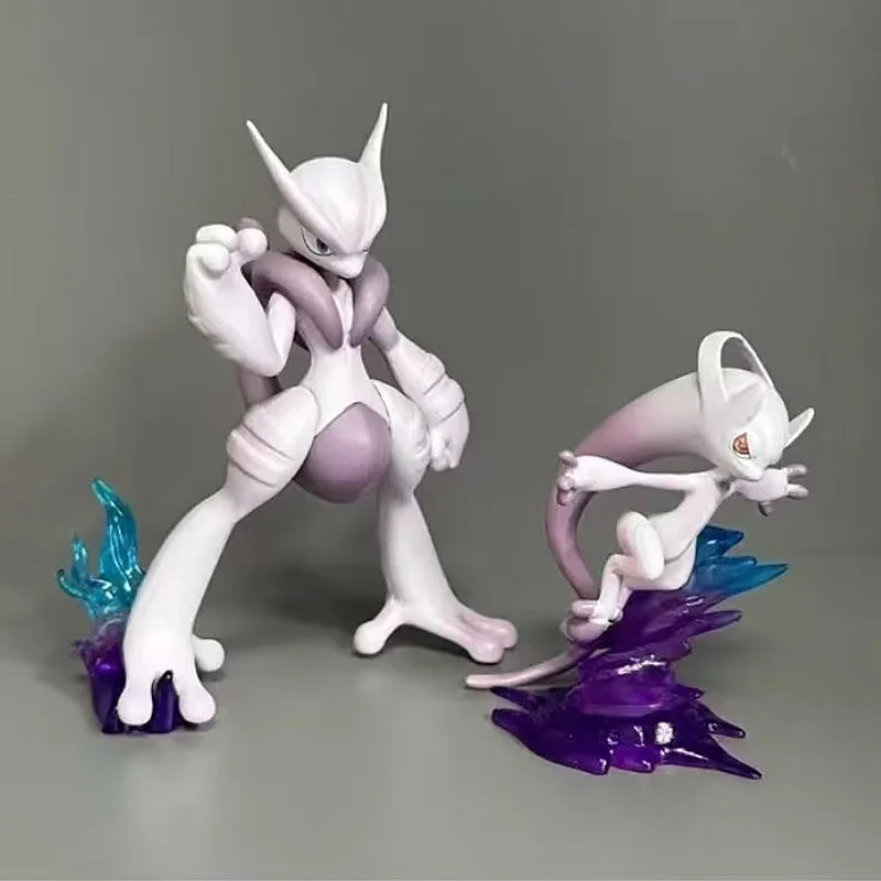 7.5-12 سنتيمتر أنيمي بوكيمون الشكل ميجا Mewtwo بولي كلوريد الفينيل عمل أرقام جمع نموذج اللعب الهدايا #2