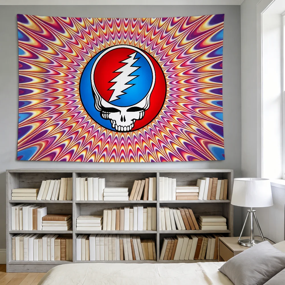 Flag For Room Dorm G-Grateful Party Hogar Bedside Living Room Wall Hanging Band Garden D-Dead-D Decor Banner Gift