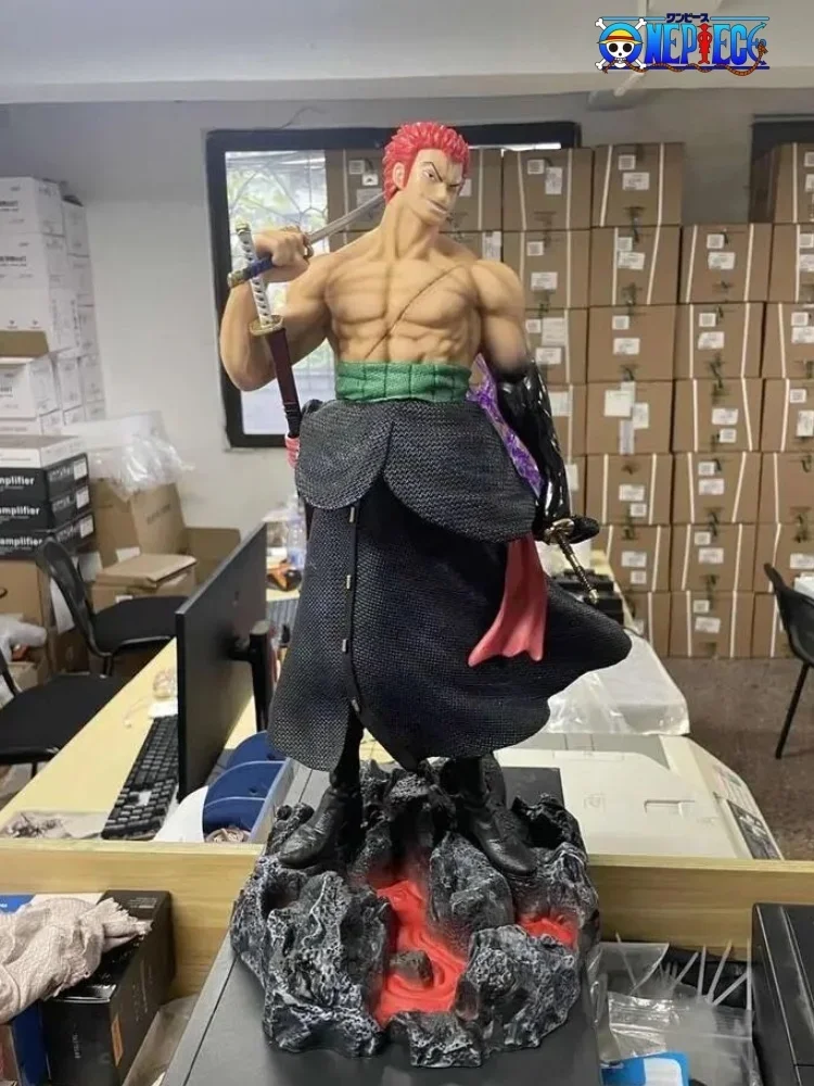 Anime One Piece Stand Posture Roronoa Zoro Action Figures  Pvc Statue Fight Roronoa Zoro Model Collection Doll Boy Toy Gift