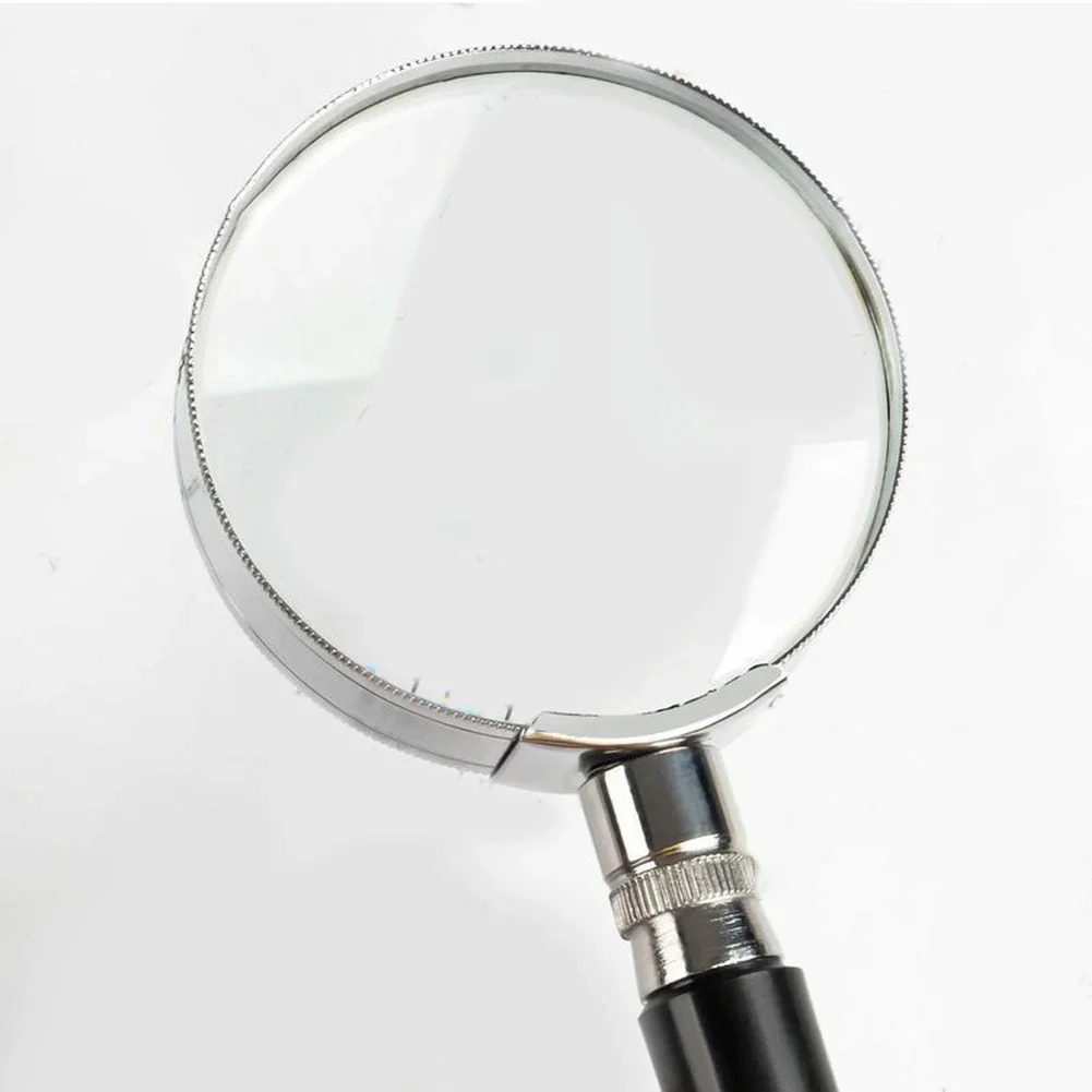 Optical Magnifying Glass 5X Magnification Office Travel Lightweight 5X Magnification 60mm Lens Diameter Compact Design