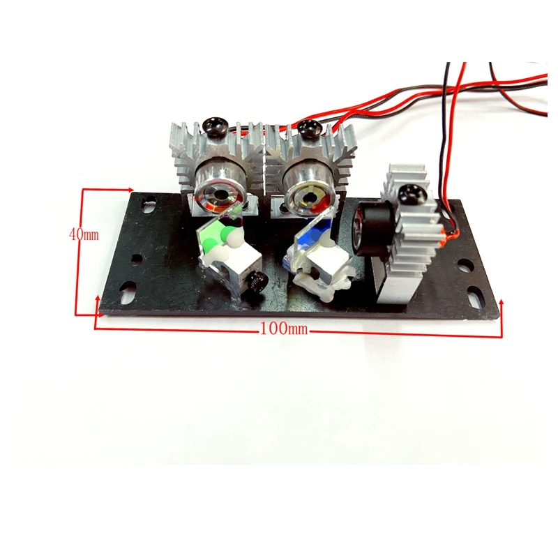 وحدة ليزر ملونة كاملة الضوء الأبيض RGB 500 ميجاوات TTL + تعديل تناظري