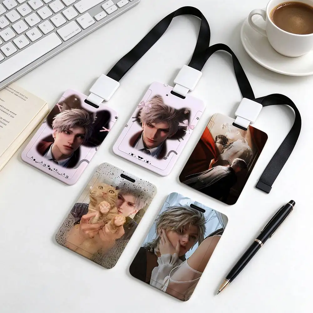 Sylus Love And Deepspace NFC Contactless Sliding Card Sleeve For Student Cards, Bus Cards, ID Cards, And Work Permits