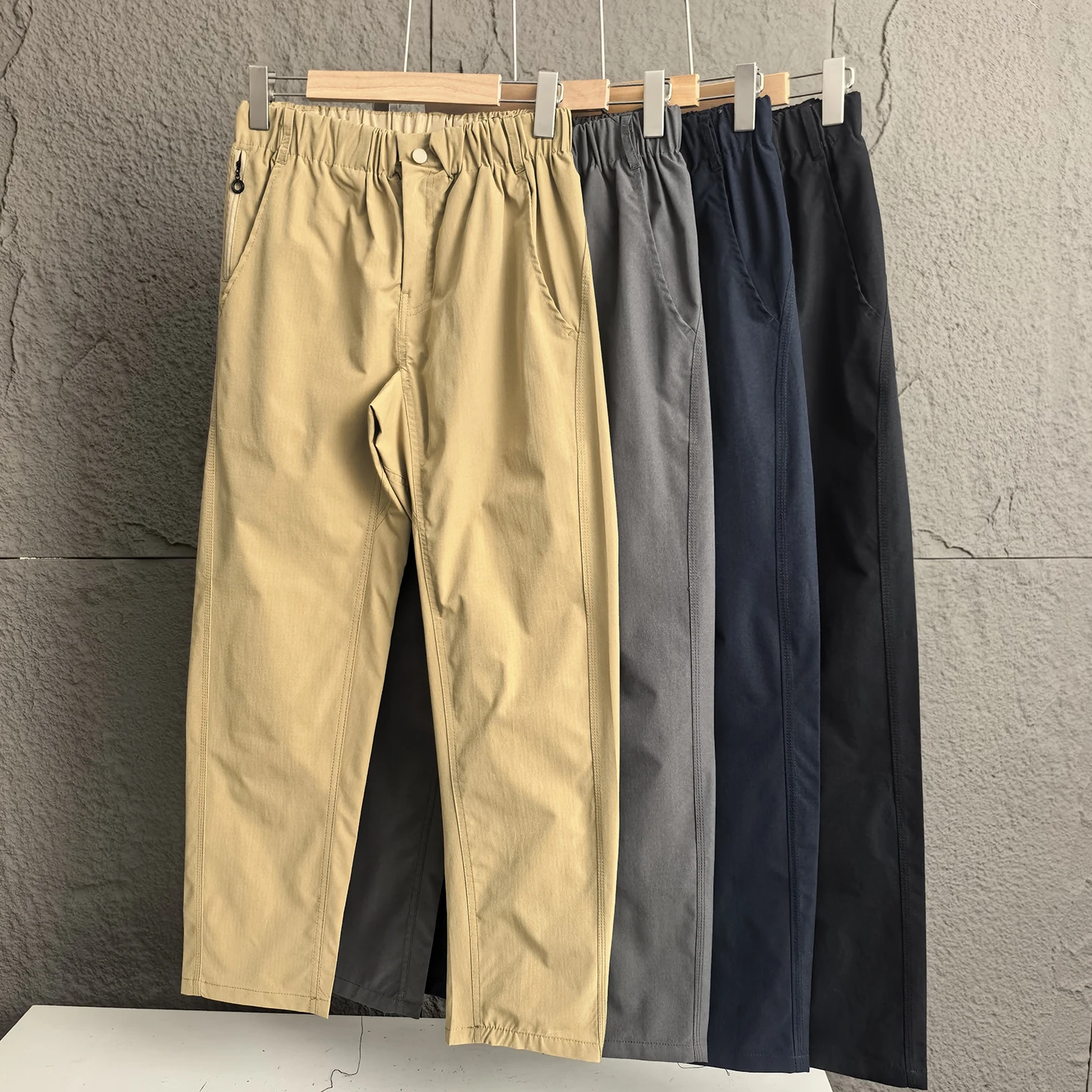 

American Sle Soft ell Tee Proof Men's Outdoor Climbing Casual Pants Nylon Qui Dry Function Micro Cone Workwear Trousers