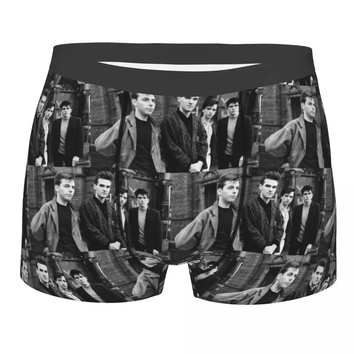 

Custom The S-Smithes Rock Band Boxers Shorts Mens Hip Pop Briefs Underwear Fashion Underpants