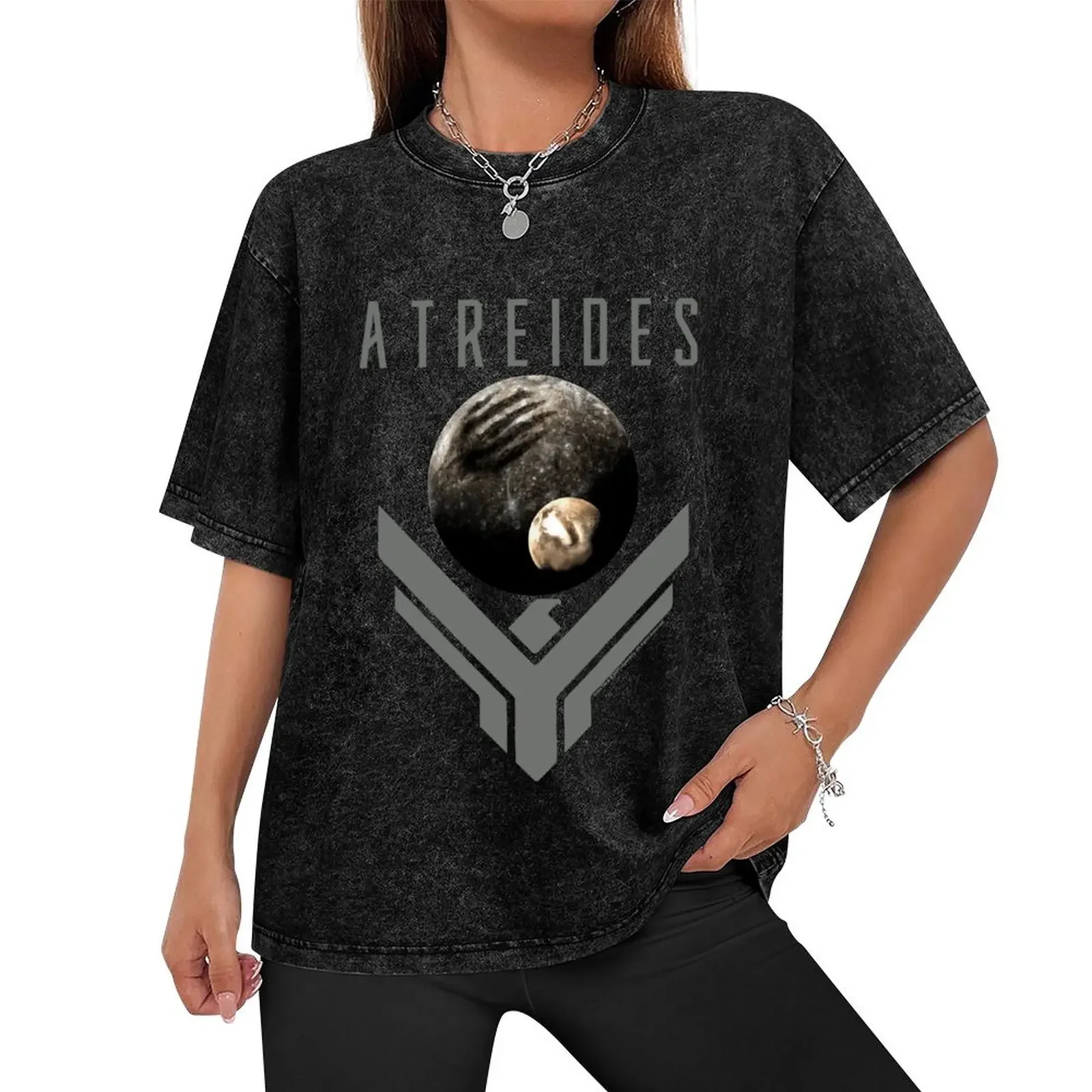 LE Dune - Atreides House Washed T-Shirt shirts graphic tees designer shirts heavyweight t shirts for men