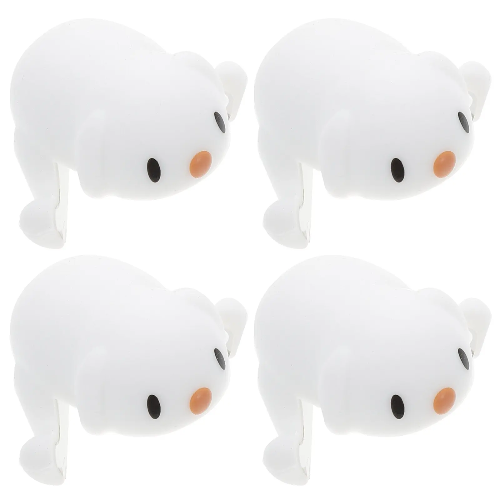 

4Pcs Cartoon Dog Table Corner Protectors Kids Safety Bumper Scratch Resistant Furniture Guard Baby Proofing Bumper for Coffee