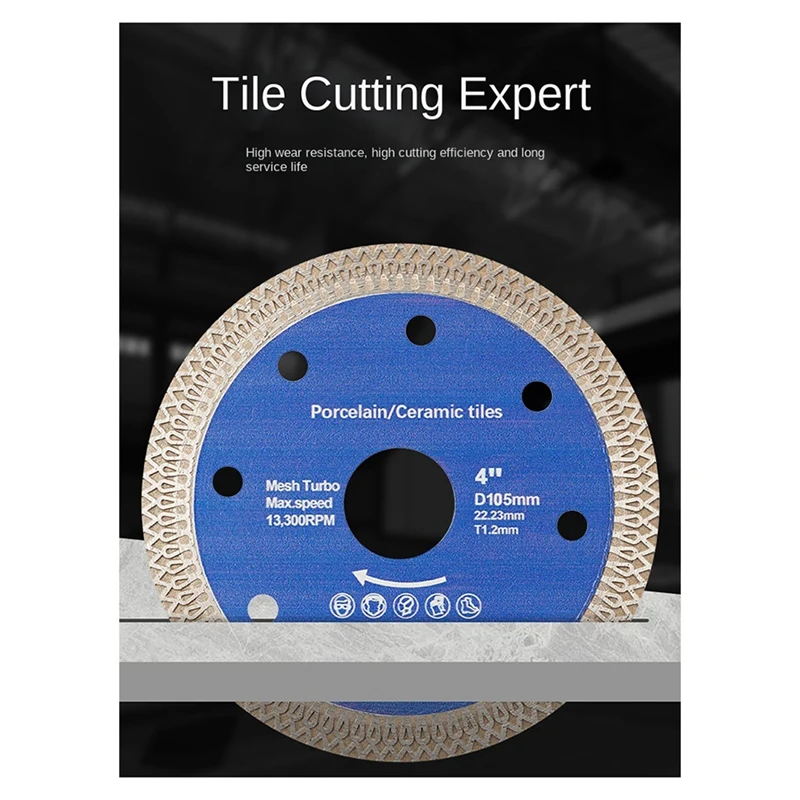Saw Blades For Tiles, Ceramics, Marble, Slabs, Granite, Stone Cutting Blades,And Durables-AT64