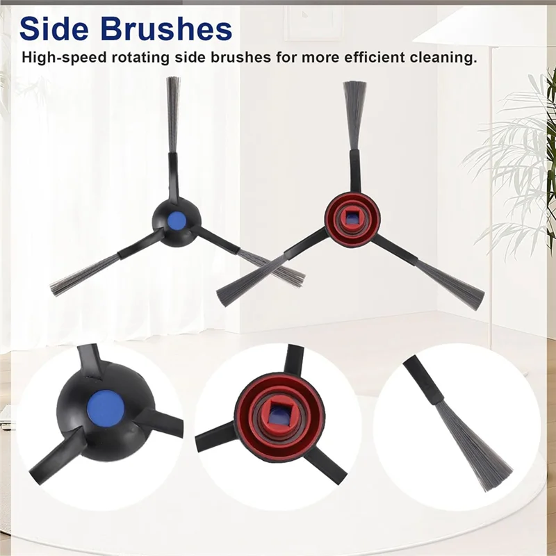 Комбинированный робот-пылесос BAAN-для ECOVACS DEEBOT T30S/T30S, запасные части, основная боковая щетка, фильтр Hepa, накладка для швабры, мешки для пыли