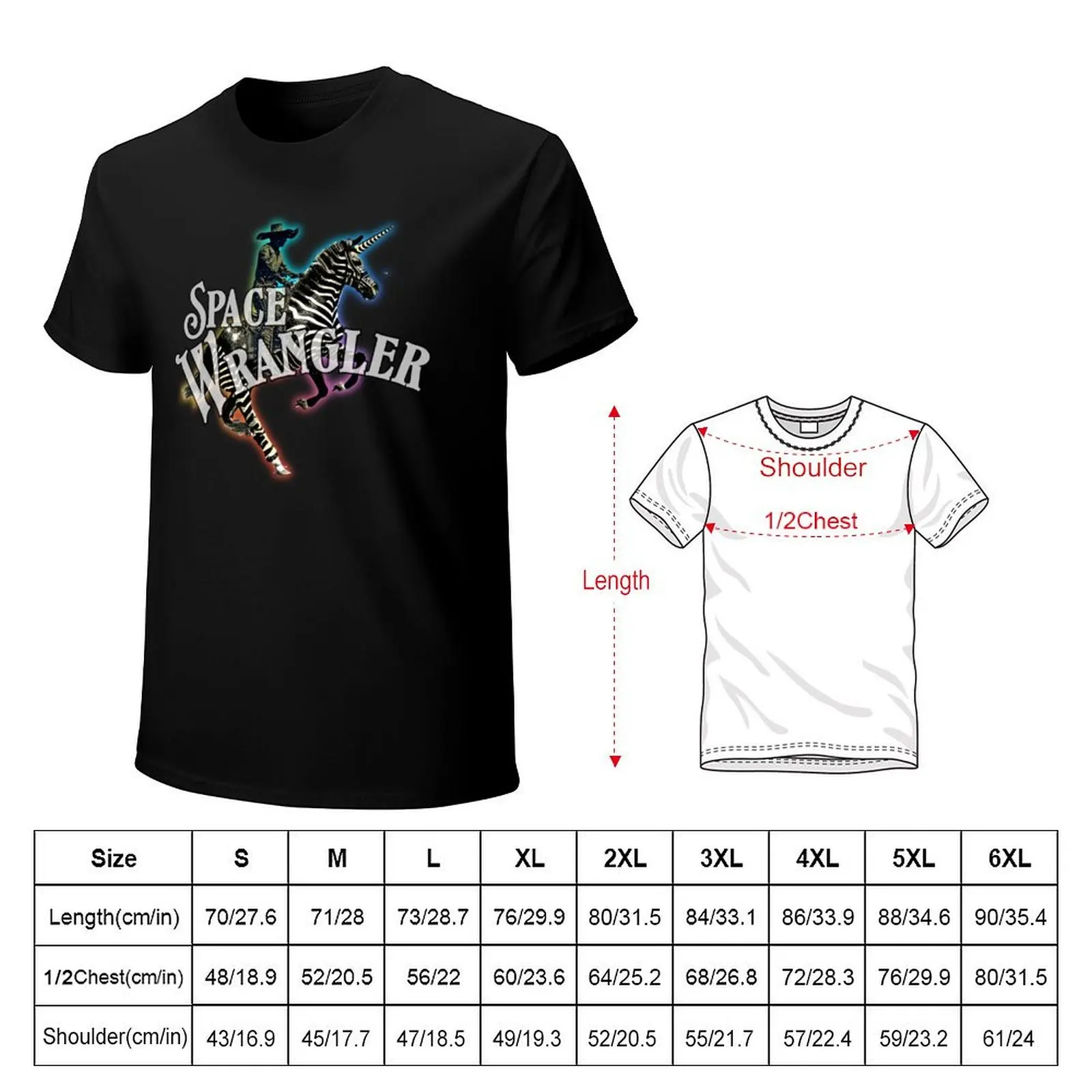 Space Wrangler WSP Panic T-Shirt man t shirts high quality luxury brand T-Shirt