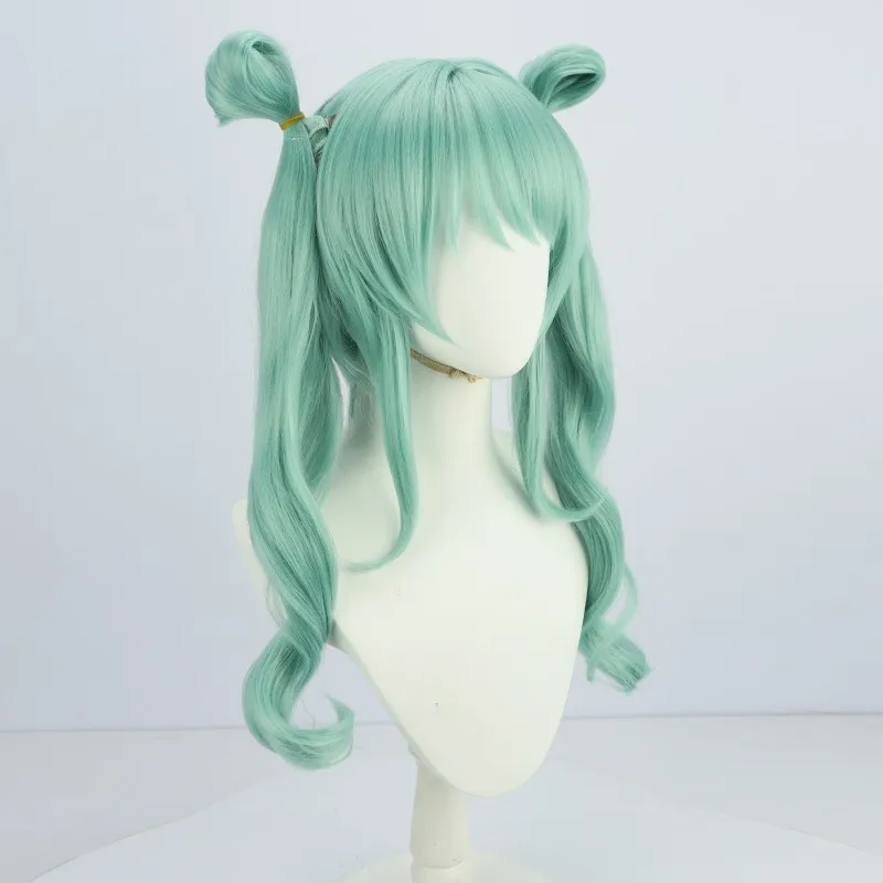Anime Project Sekai colorato palcoscenico Miku parrucca cosplay donne adulte verde resistente al calore capelli sintetici accessori di scena di Halloween