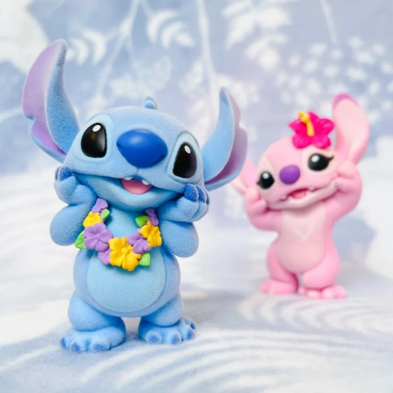 شخصيات ليلو وستيتش الأصلية، تماثيل محبي الغرزة والملاك المتدفقة، مجموعة نموذج تمثال دمية هدية المهرجان #2