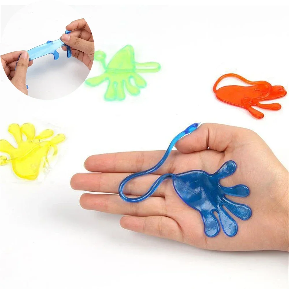 Sticky Hands Toy High Elasticity Wall Climbing Toy Stress Relief Stretchy Sticky Toy