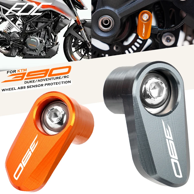 For KTM 390 Adventure 390ADV Duke 390 125 250 2024 RC390 2019-2024 Motorcycle Front Rear Wheel ABS Sensor Protection Guard Cover