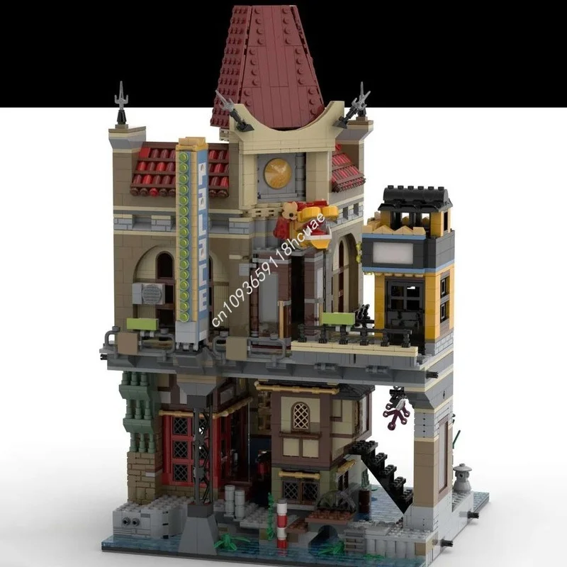 3140 pièces MOC Ninjia City Cinema le modèle de film blocs de construction cadeau de noël Construction éducation brique enfants anniversaire
