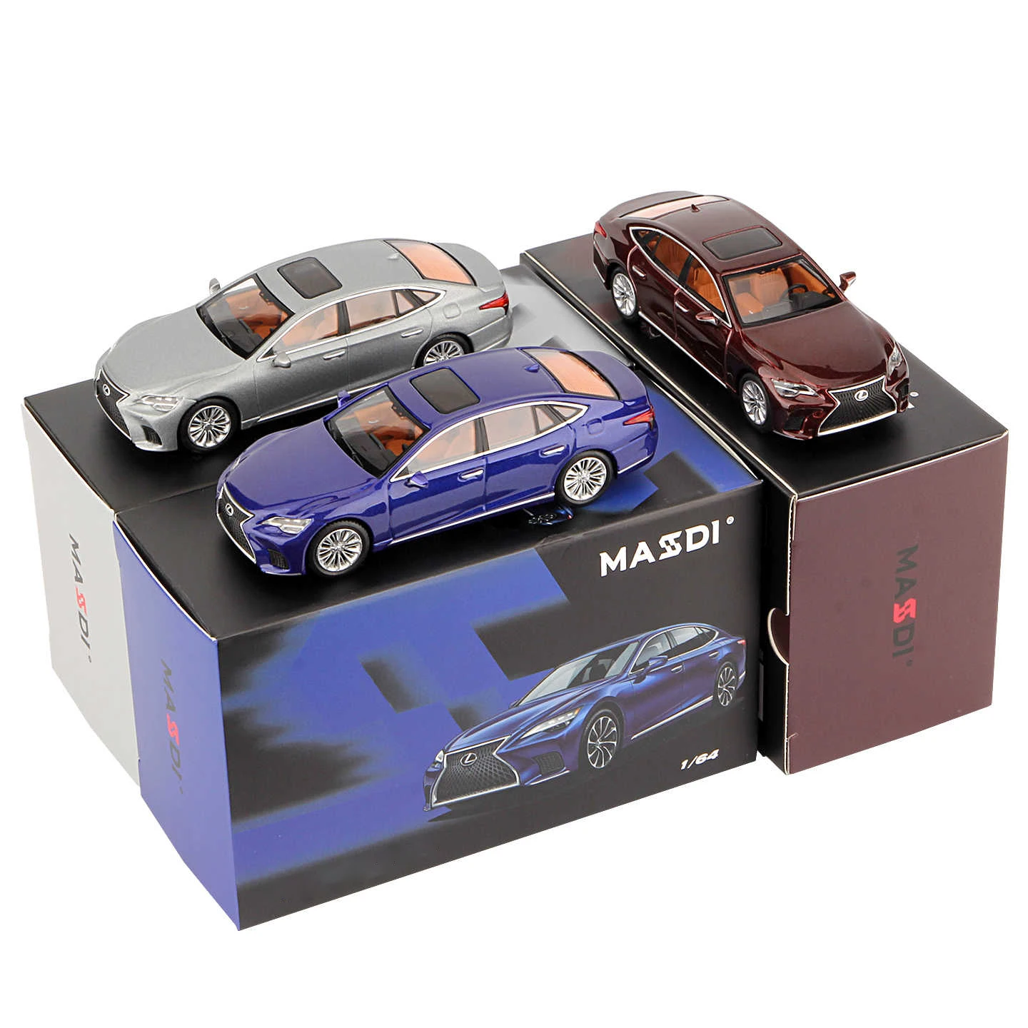 MASDI 1:64 LS500 LS500h Alloy Car Model Diecasts & Vehicles Car Model Miniature Scale Model Car For Collection Gift