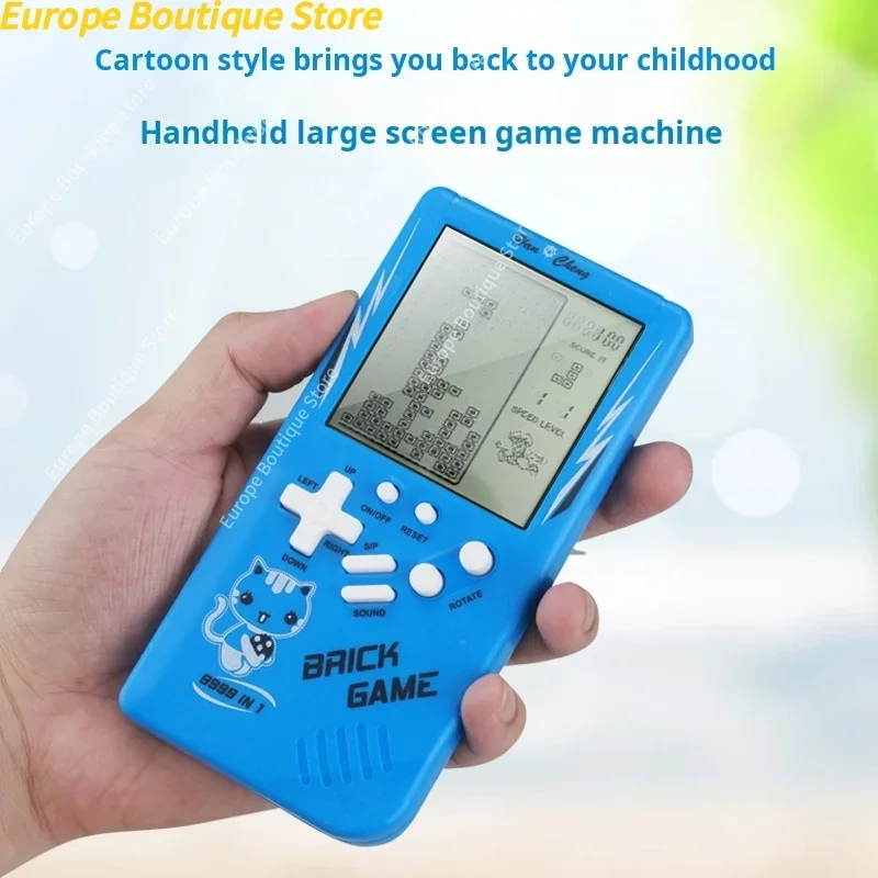 Console de jeu grand écran rétro classique pour enfants, jouets électroniques