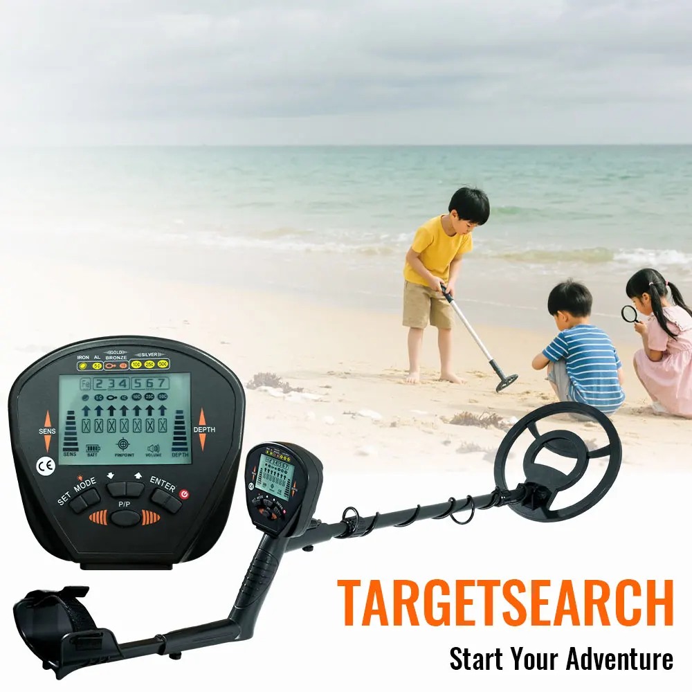 MD-830 Metal Detector High Precision Gold Detector Underground Depth 2.5m Scanner Search Treasure Hunter Detecting Pinpointer
