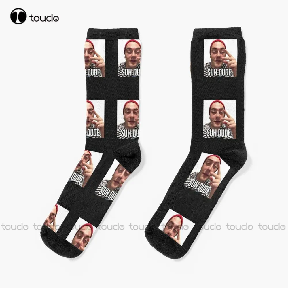 

Suh Dude Funny Socks High Socks Personalized Custom Unisex Adult Teen Youth Socks 360° Digital Print Street Skateboard Socks