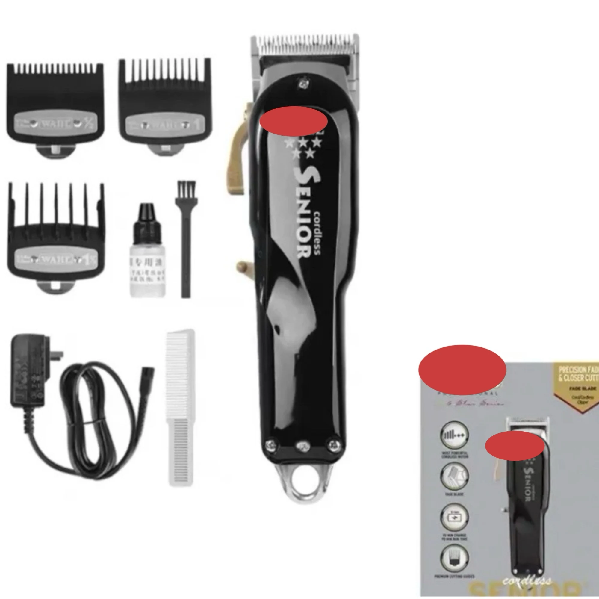 Original  Clipper 5-Star Series Cordless Legend Hair Clipper 8594 For  men's hair salon High-end gifts for men