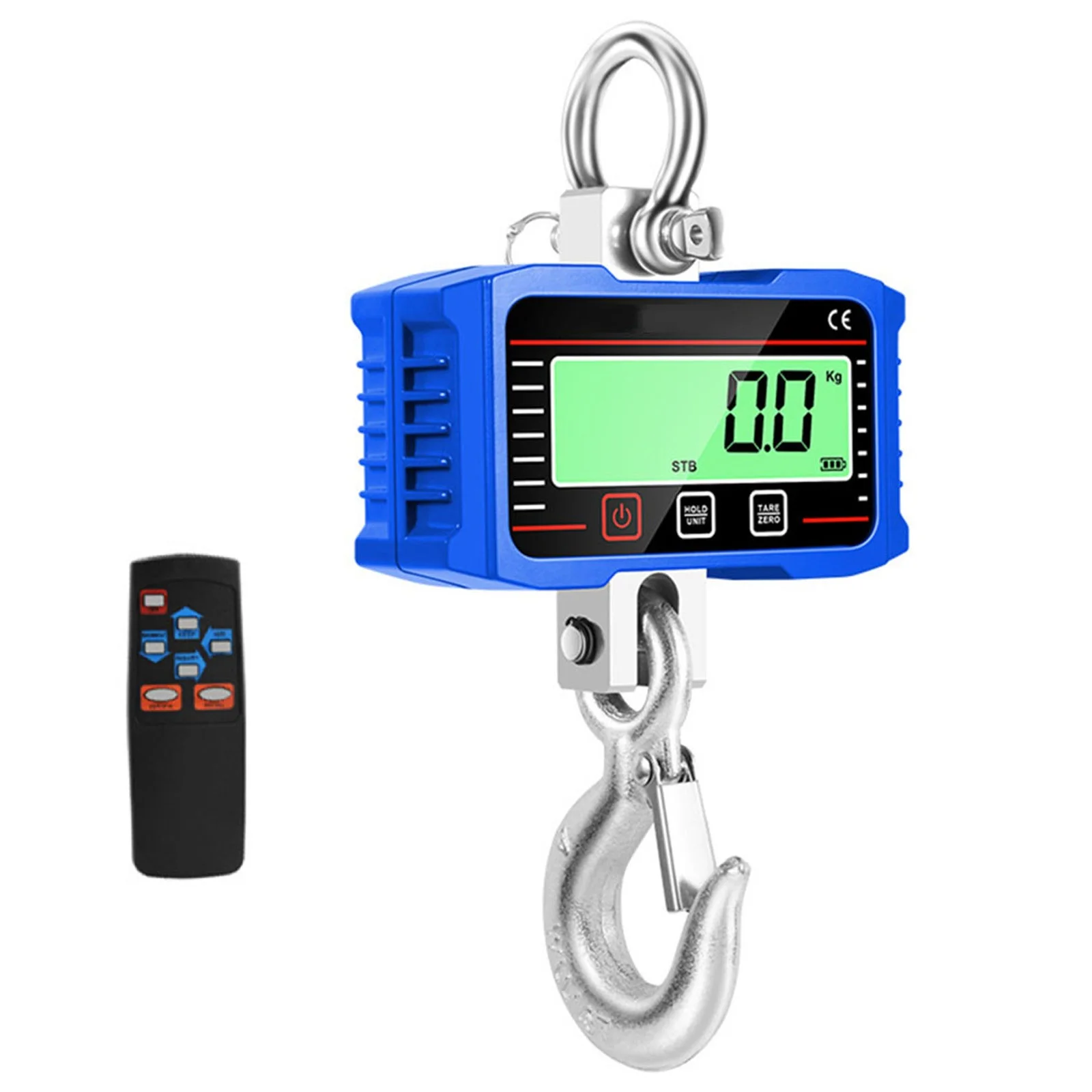 

Collision-resistant Crane Hook Scale 1500kg Crane Scale Anti-detachment Plate Bold Hanging Rings High-precision Sensor