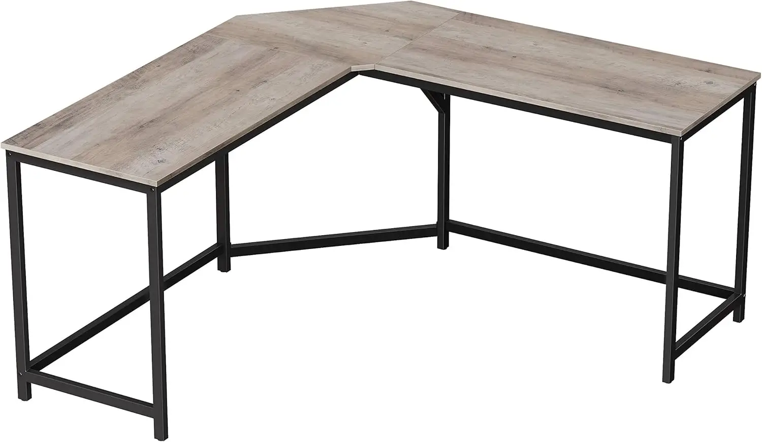 VASAGLE corner desk, L-shaped computer table, office table