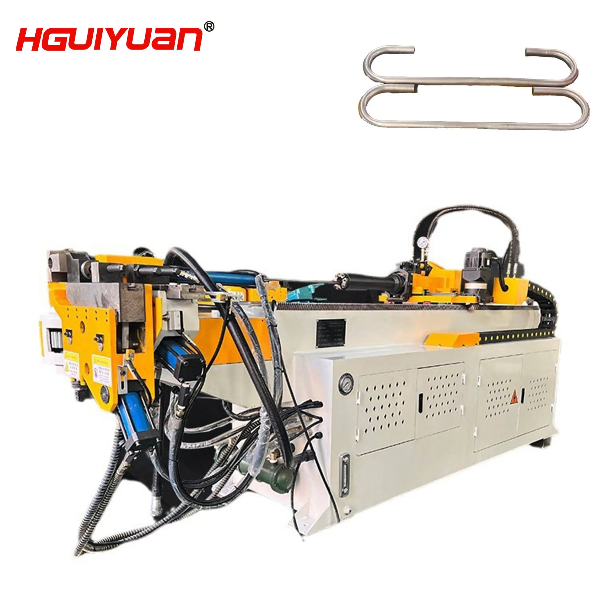 Max. 50Mm Fully Automatic Bender DW502A1S Electric Exhaust Hydraulic Cnc Gym Equipment Pipe Bending Hine