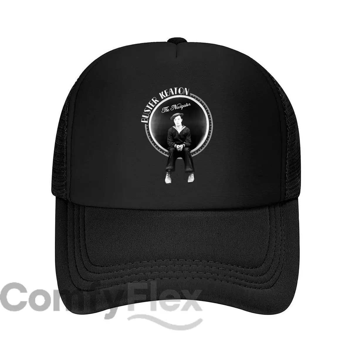 The Navigator Graphic Graphic Fashion Mesh Baseball Cap Breathable Casual  Hats Outdoor Snapback Cap