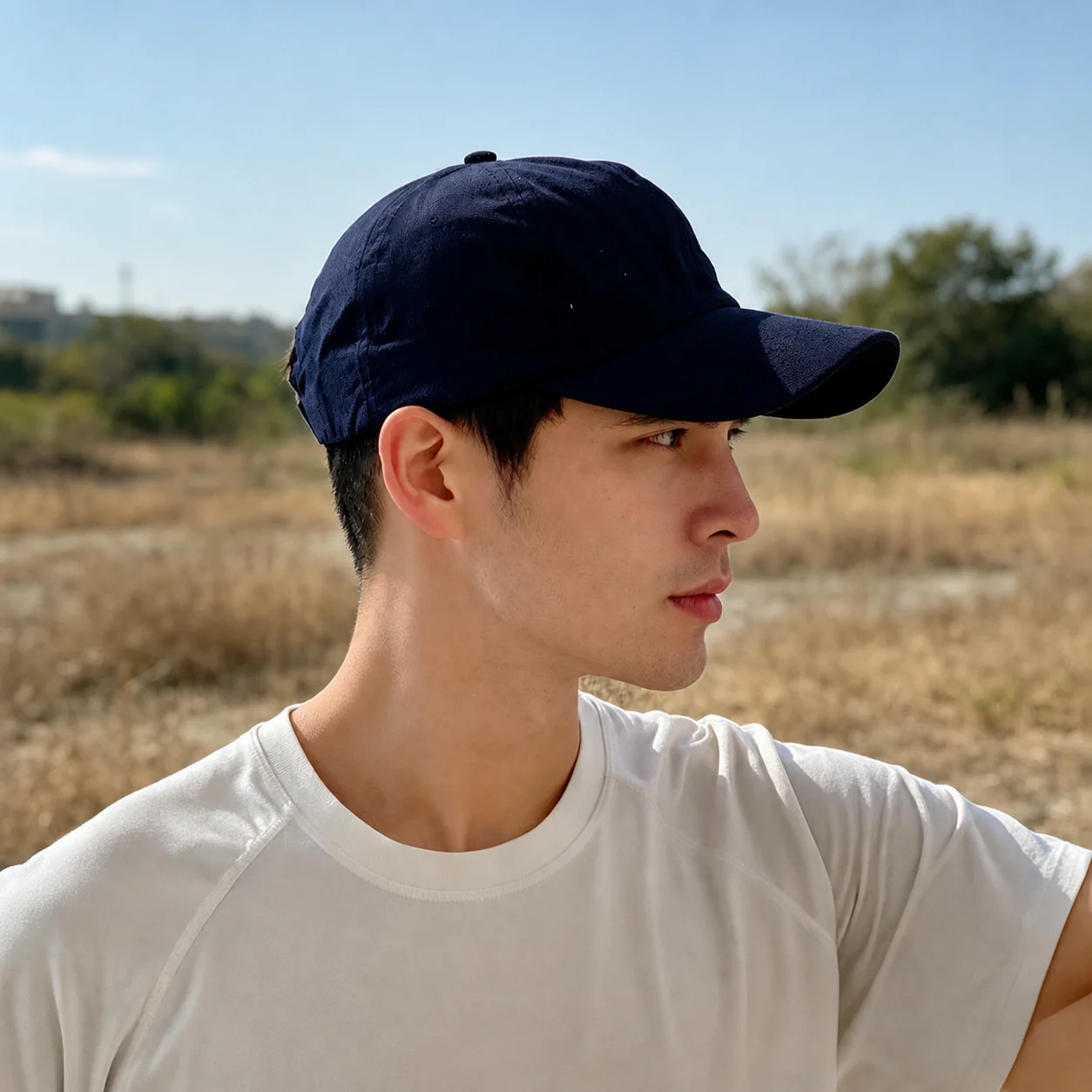 Foldable Running Cap Foldable Fishing Baseball Hat Adjustable Outdoor Cap Perforated Men'S Quick Dry Baseball Cap For Travel