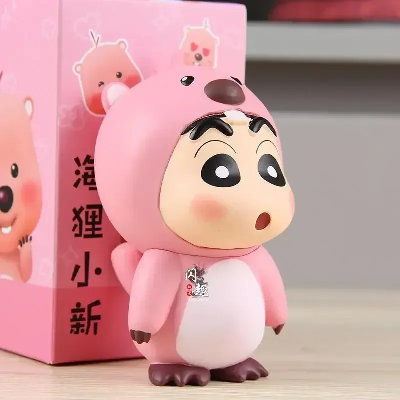 

11 см Crayon Shin-chan Gk Cos Beaver Q версия анимационный персонаж ручная модель декоративные настольные украшения фотоигрушка подарки