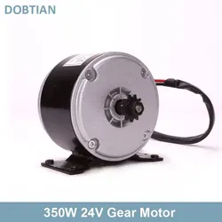 24V 350W DC Motor Permanent Magnet Generator Micro Brushed Motor Brushed High Permanent Magnet 2750RPM Gear Motor