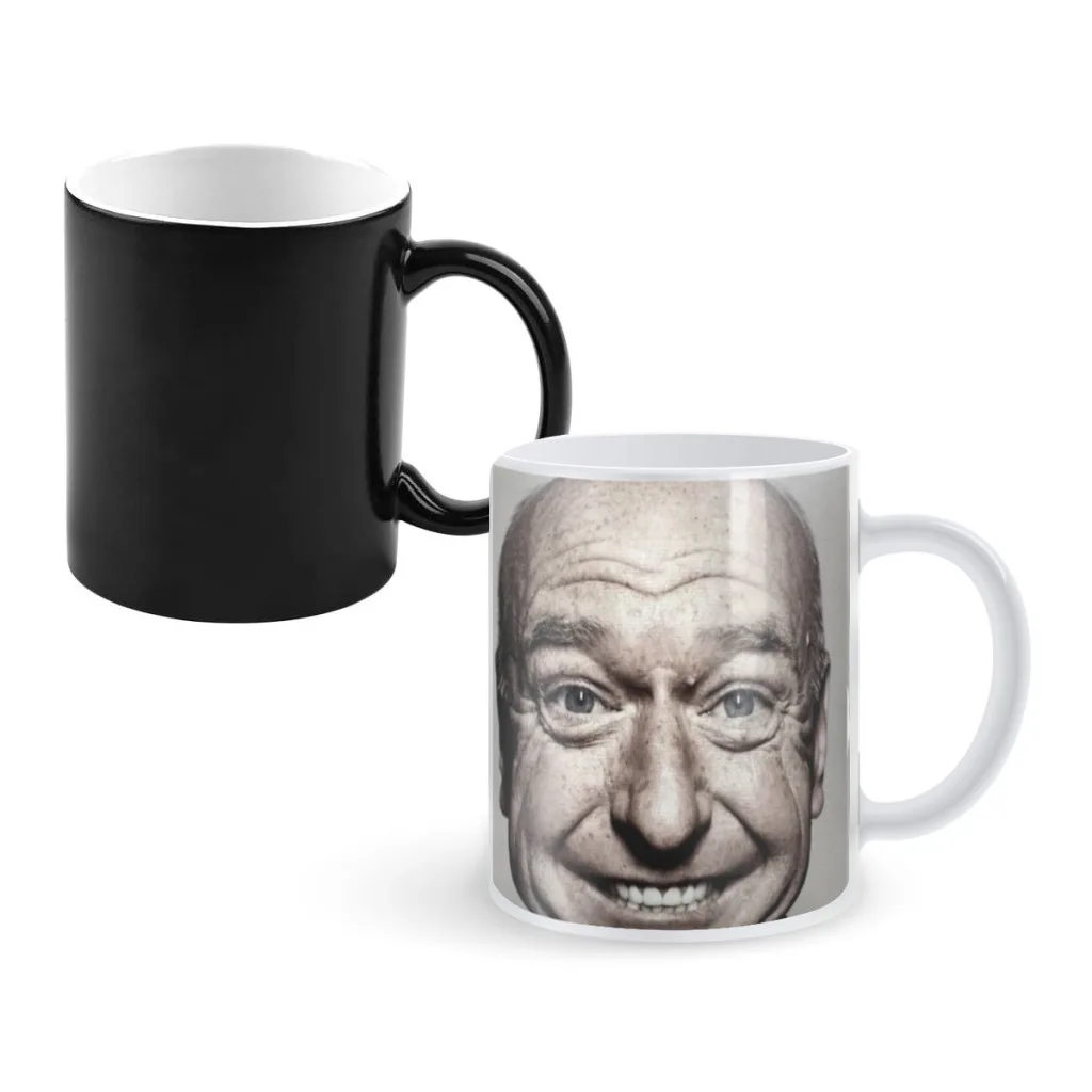 Hank-schrader-dean-norris-happy-face-creative Change-ceramic Mug Heat Revealing Coffee Cup Breakfast Cup Mug Friends Gift