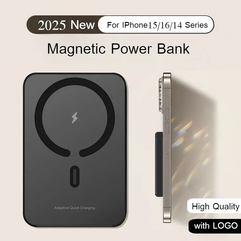 2025 Magnetic Power Bank 10000MAh For IPhone Magsafe External Battery Portable Wireless Charger Original Powerbank Spare Battery