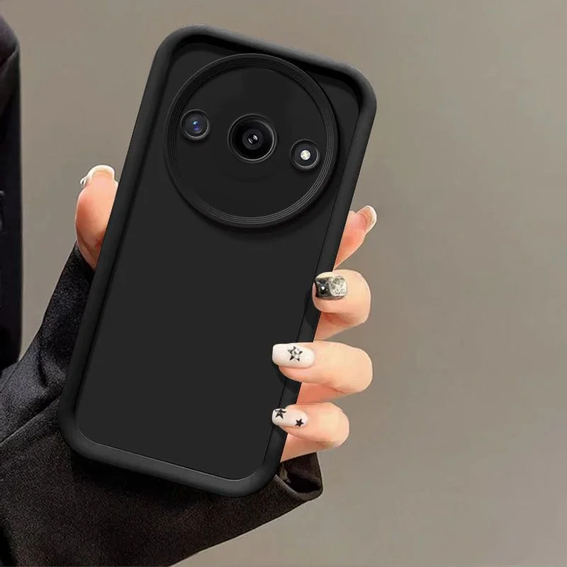 Custodie in silicone di lusso per Xiaomi Redmi A3 Custodia per telefono Xiaomi Redmi A3 Custodia protettiva morbida opaca antigoccia