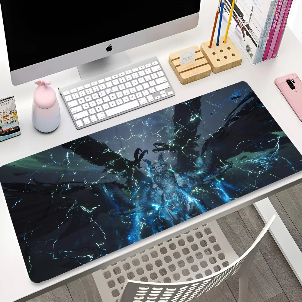 1pc F-Final F-Fantasy Sixteen Non-slip Mouse Pad Suitable For Office Computers Laptops E-sports Game Desk Mats XXL Keyboard